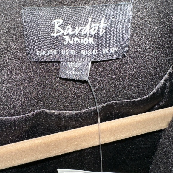 Bardot Junior black coat US10. Never worn. NWT - Picture 3 of 6